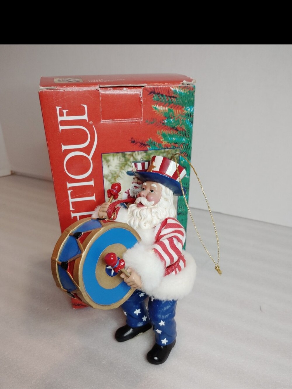 Clothique Ornament Possible Dreams Patriotic Santa